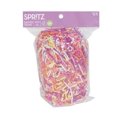 3oz Easter Crinkle Grass Pink Purple - Spritz™ | Target