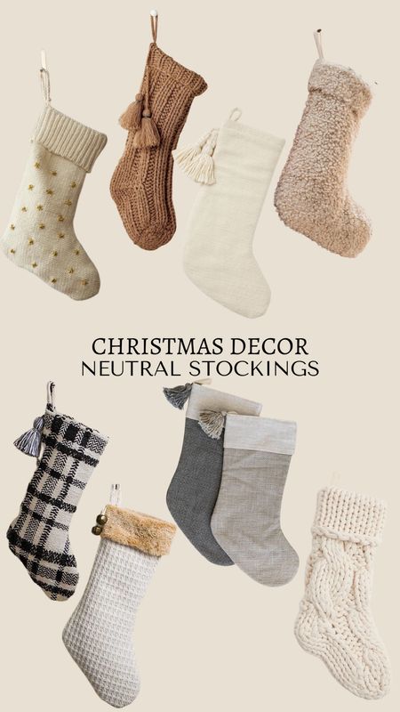 Neutral Christmas stockings that I’m loving

#LTKHoliday #LTKfindsunder50 #LTKSeasonal