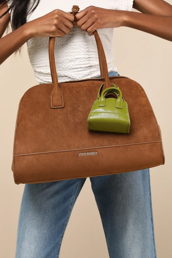 Bharlii Tan Suede Tote Bag | Lulus