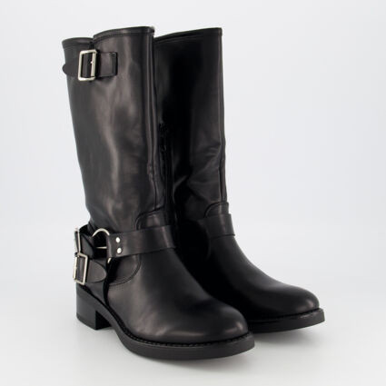 Black Harley Ankle Boots | TK Maxx
