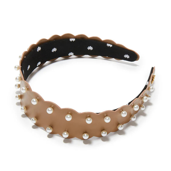 CARAMEL WAVY BESSETTE HEADBAND | LELE SADOUGHI