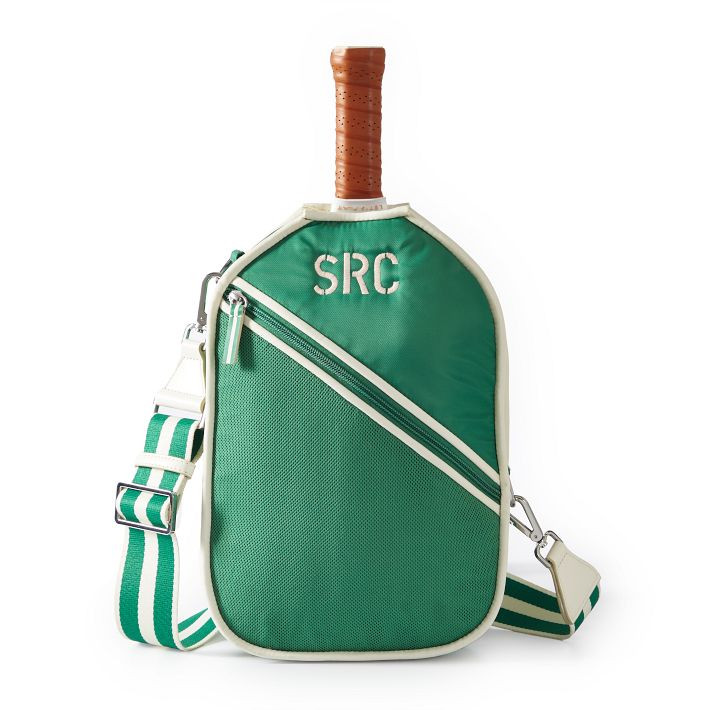 Sporty Stripe Pickleball Crossbody Bag | Mark and Graham