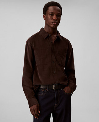 Men's Classic-Fit Button-Down Shirt | Macy's