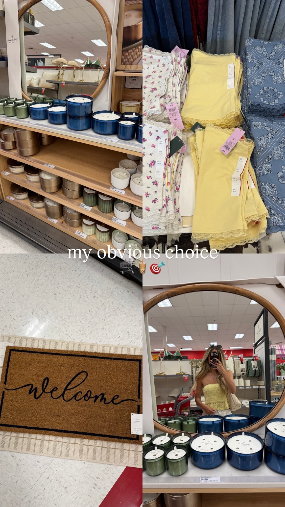 my obvious choice 🛒🧋🎯