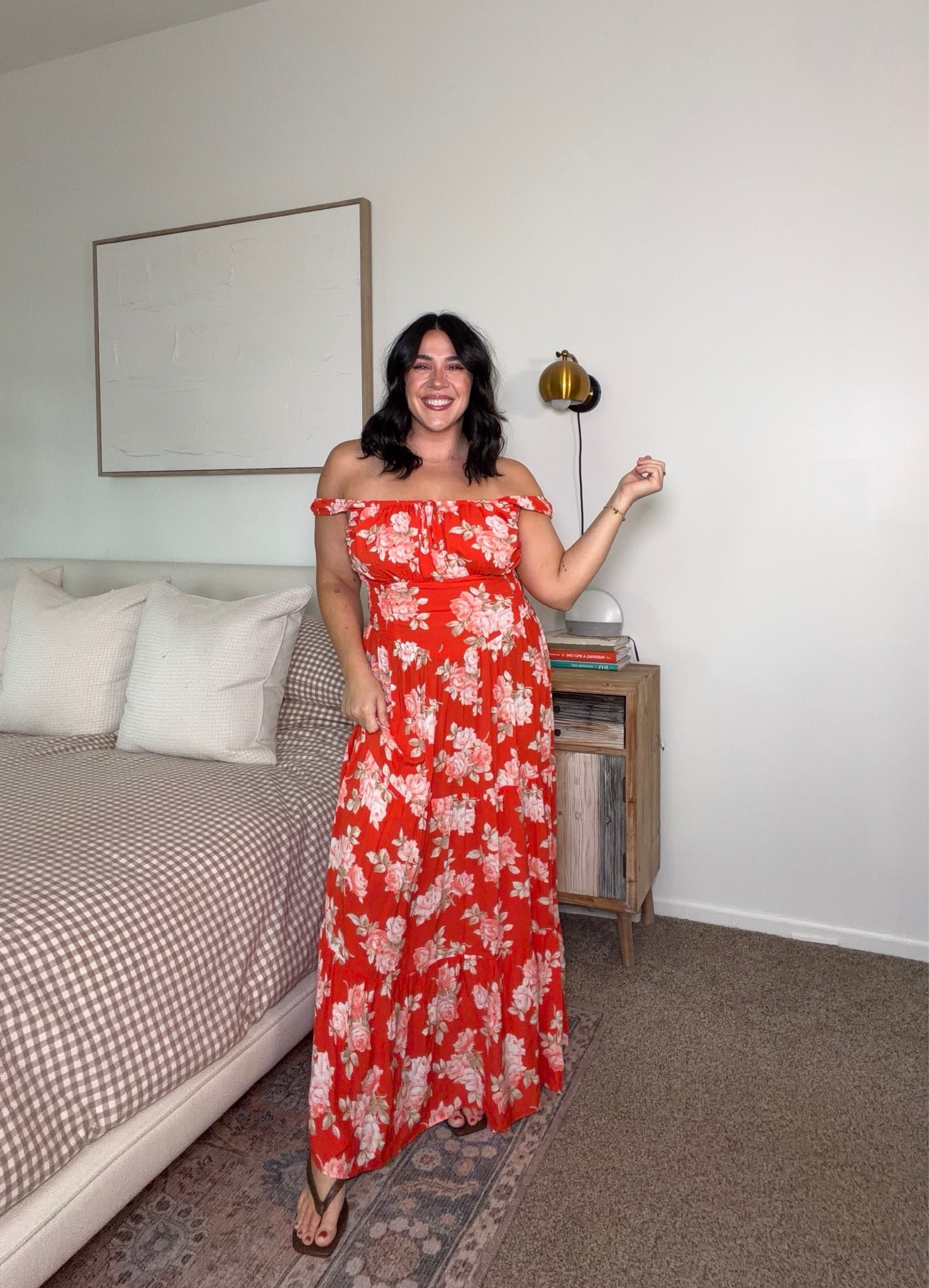 'm blown away by this dress, the fit is stunning, so incredibly flattering for a boxy body shape like mine. I did a large but the bust is bigger so I could go down to a M. 

Summer wedding guest dress, graduation guest dress, midsize dress

#LTKootd #LTKSeasonal #LTKMidsize