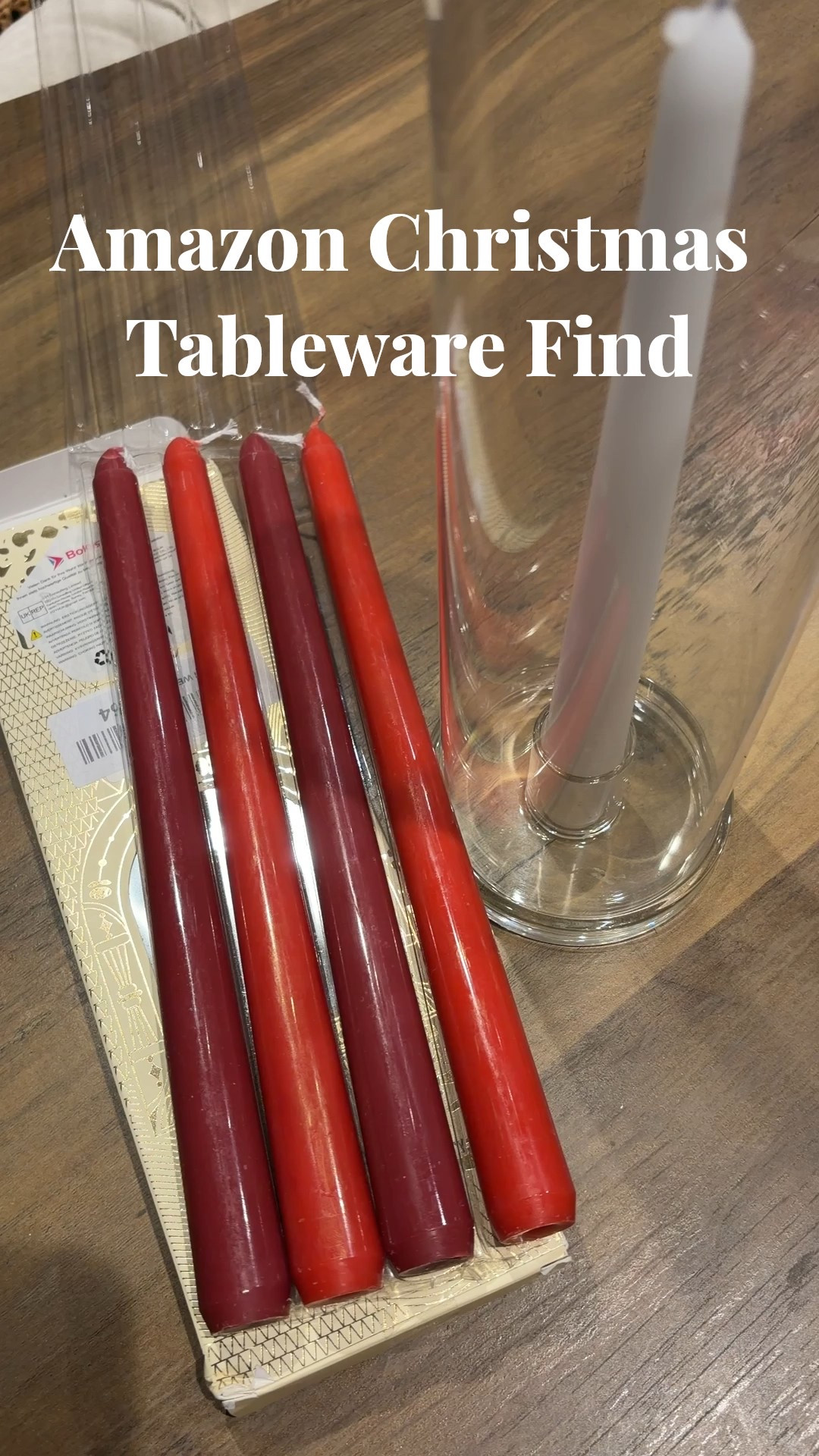 Christmas Tableware find! These Amazon candlesticks are perfect for a festive tabelscape ♥️🥂🕯️ Amazon home finds, home decor

#LTKhome #LTKfestive #LTKuk