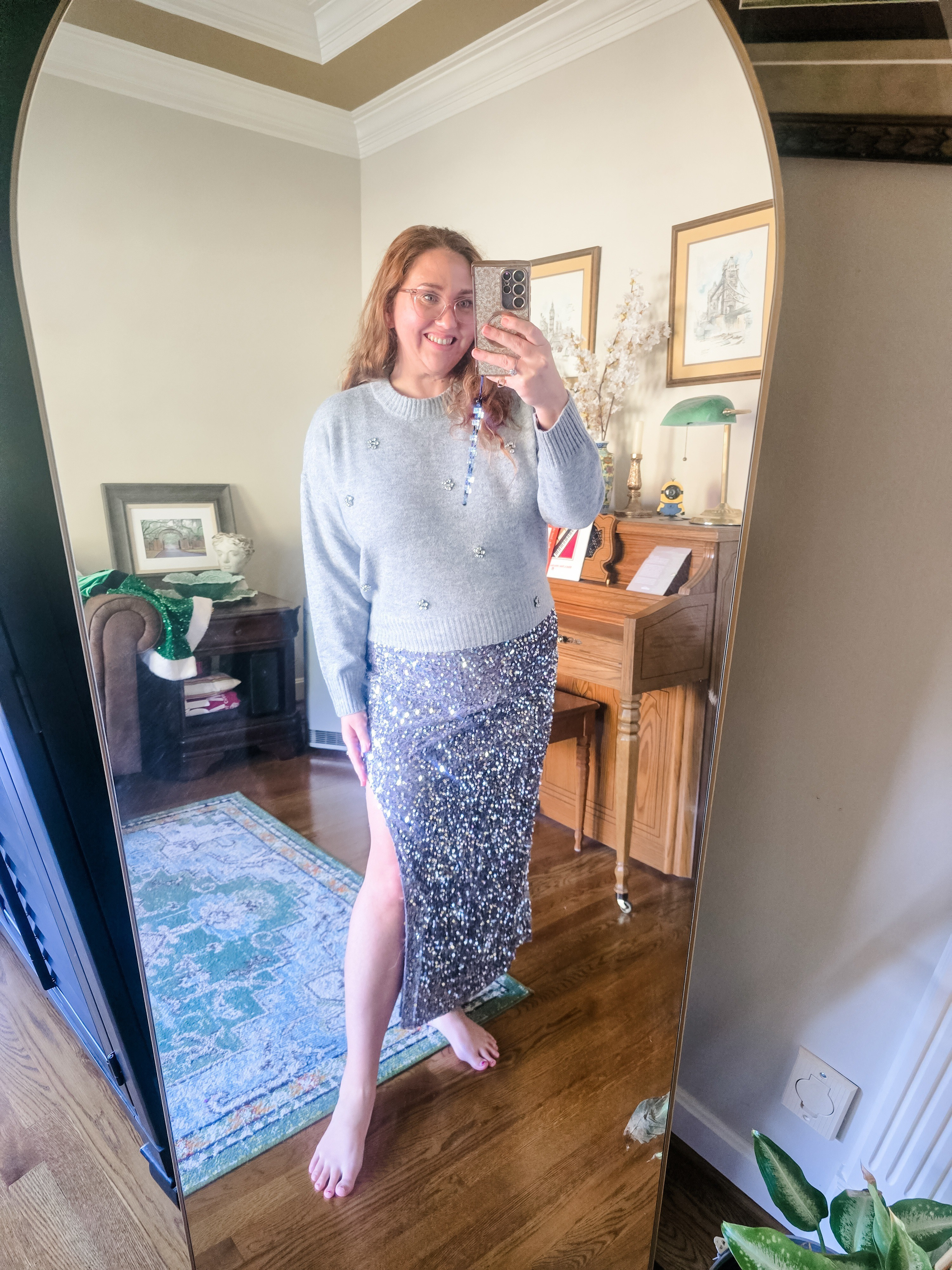 Holiday Look #1 on a budget! #sequins #walmartfashion #walmartcreator #christmas #thanksgivingoutfit #midsize #plussize #livinglargeinlilly 

#LTKHoliday #LTKSeasonal #LTKMidsize