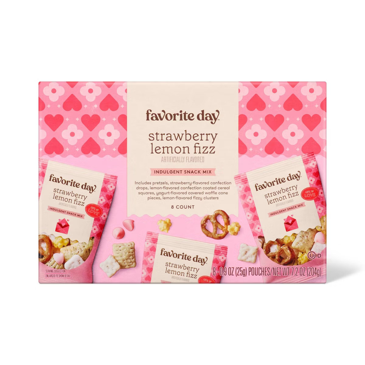 Valentine's Strawberry Lemon Trail Mix - 7.2oz/8ct - Favorite Day™ | Target