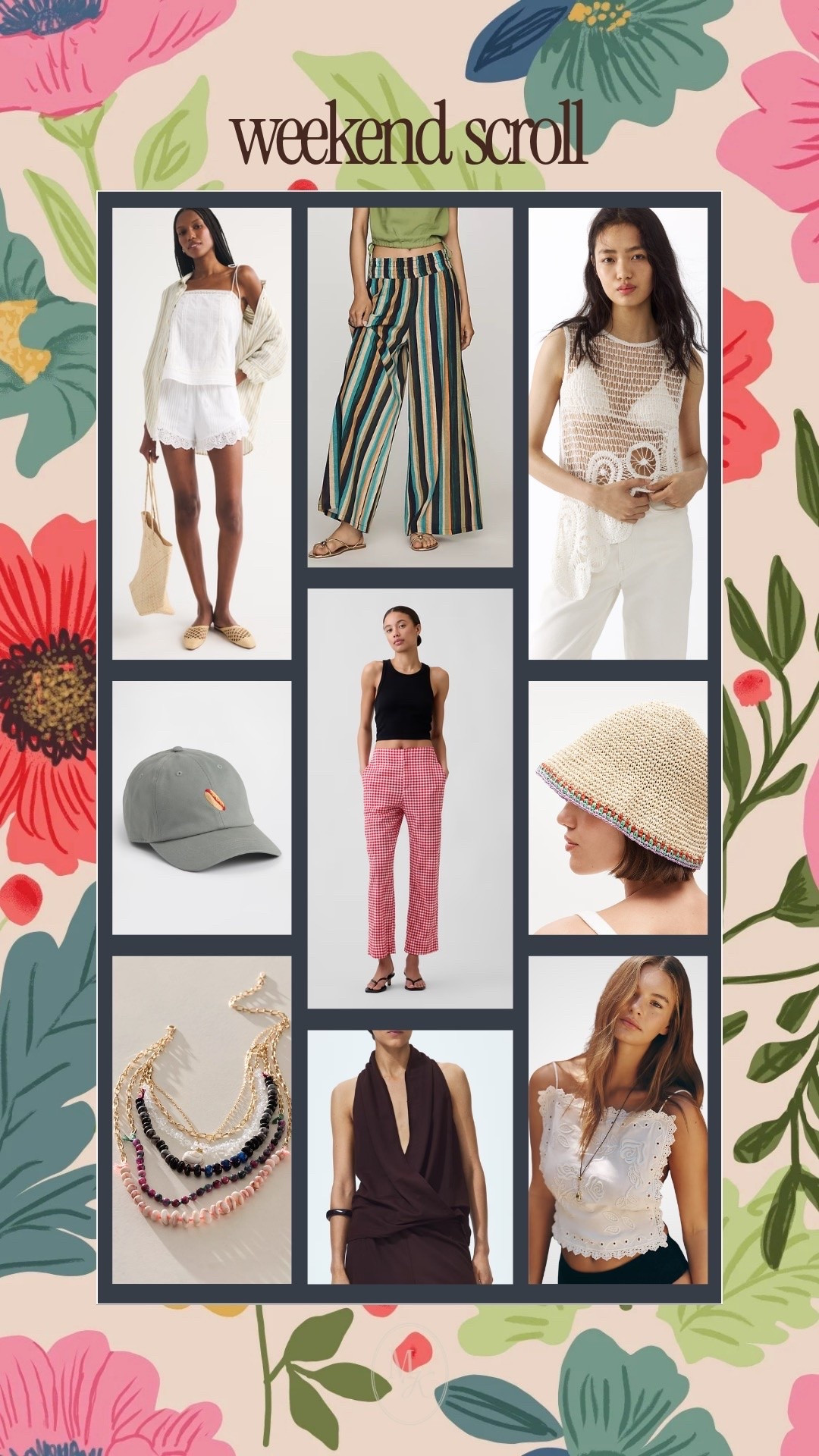 Weekend scroll wishlist, midsize summer, going out top, white tank, fun pants, gingham

#LTKMidsize #LTKOver40 #LTKmomlife