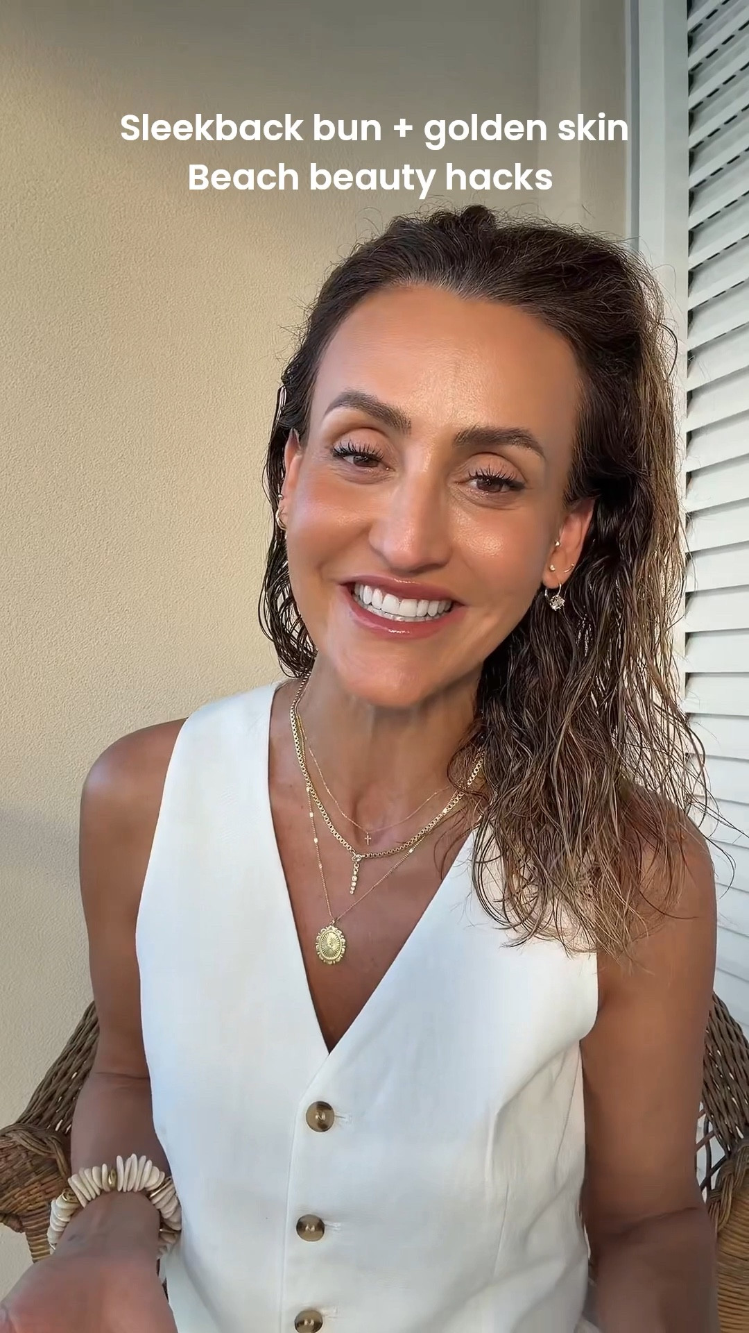 Sleek back bun tutorial ( the best product for thick unruly hair) my sparkly moisturizer mouse in action, my outfit is on sale and makeup linked also! 

#LTKOver40 #LTKSaleAlert #LTKBeauty