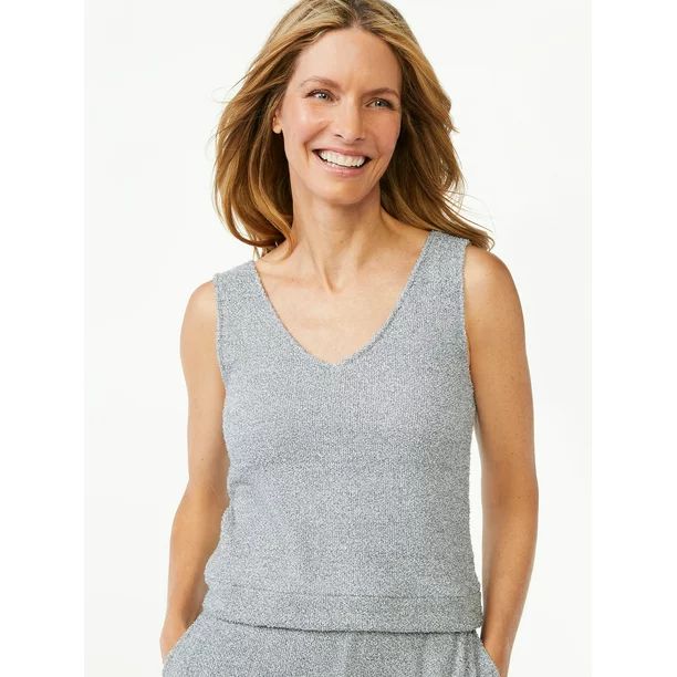 Joyspun Women’s and Women’s Plus Chenille Tank Top, Sizes up to 3X - Walmart.com | Walmart (US)