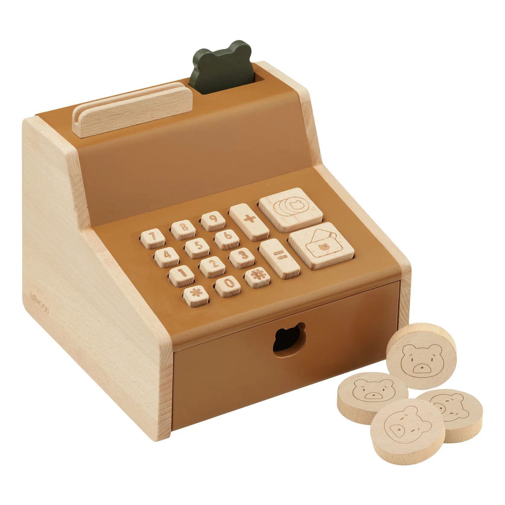 Wooden Cash Register | Caramel | Smallable