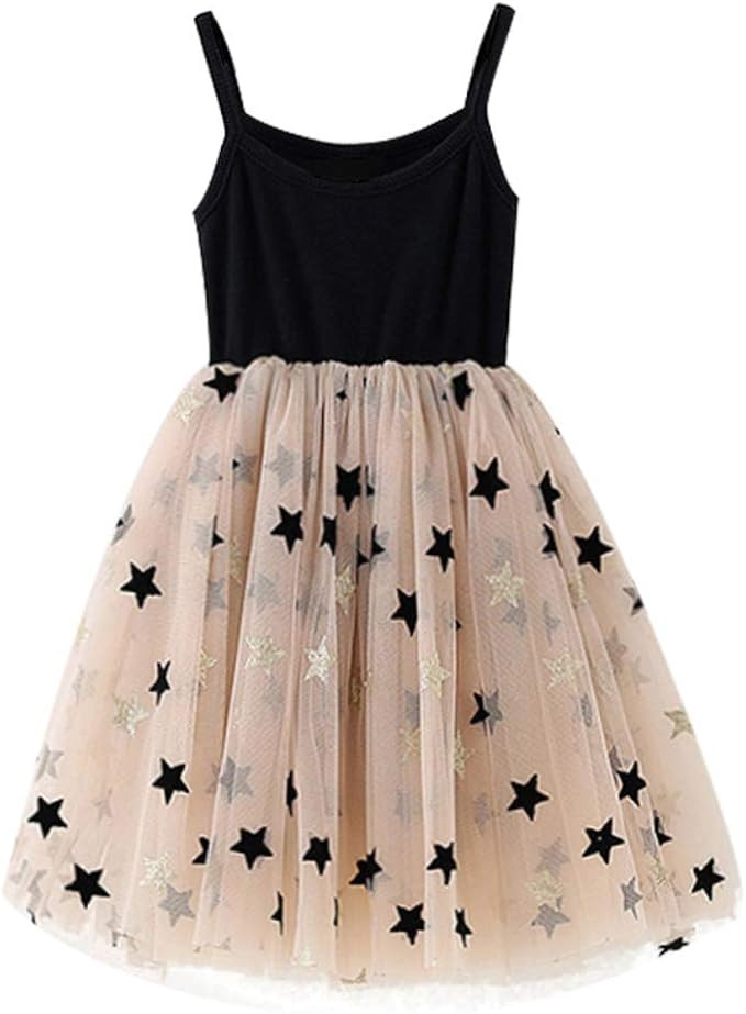 NNJXD Flower Girl's Wedding Dress Lace Sleeveless Tulle Summer Vintage Dresses | Amazon (US)