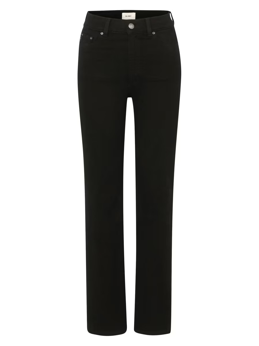 DL1961 Halle Straight High Rise Instasculpt Jeans | Saks Fifth Avenue | Saks Fifth Avenue