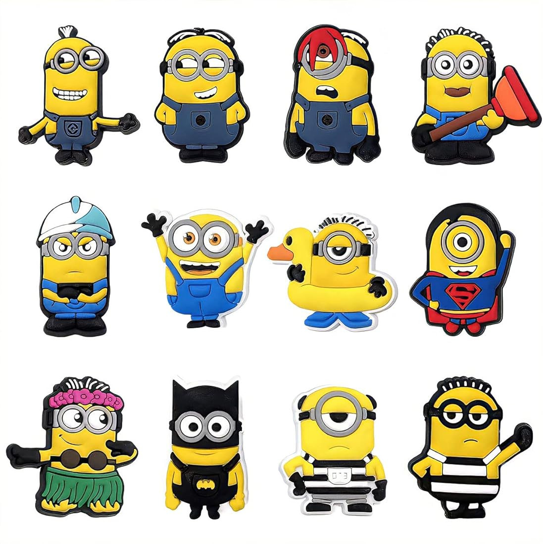 12PCS Cartoon Charms for Clog SandalsShoe Decoration, Cute Shoes Pins for Kids Boy Girl, JIbbitz ... | Amazon (US)