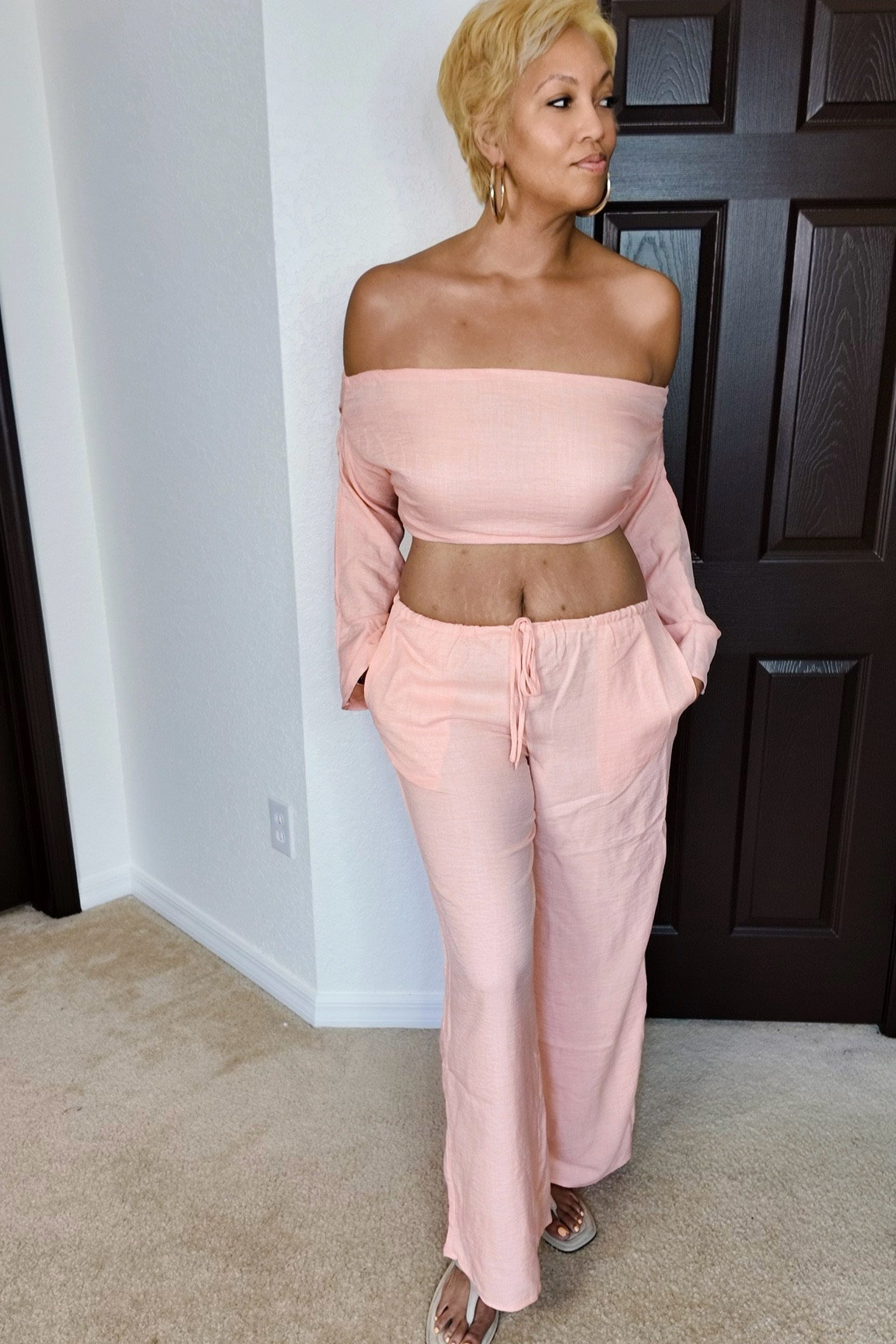 Fun linen set for vacation 