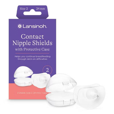 Lansinoh Contact Nipple Shield with Case - 24mm - 2ct | Target