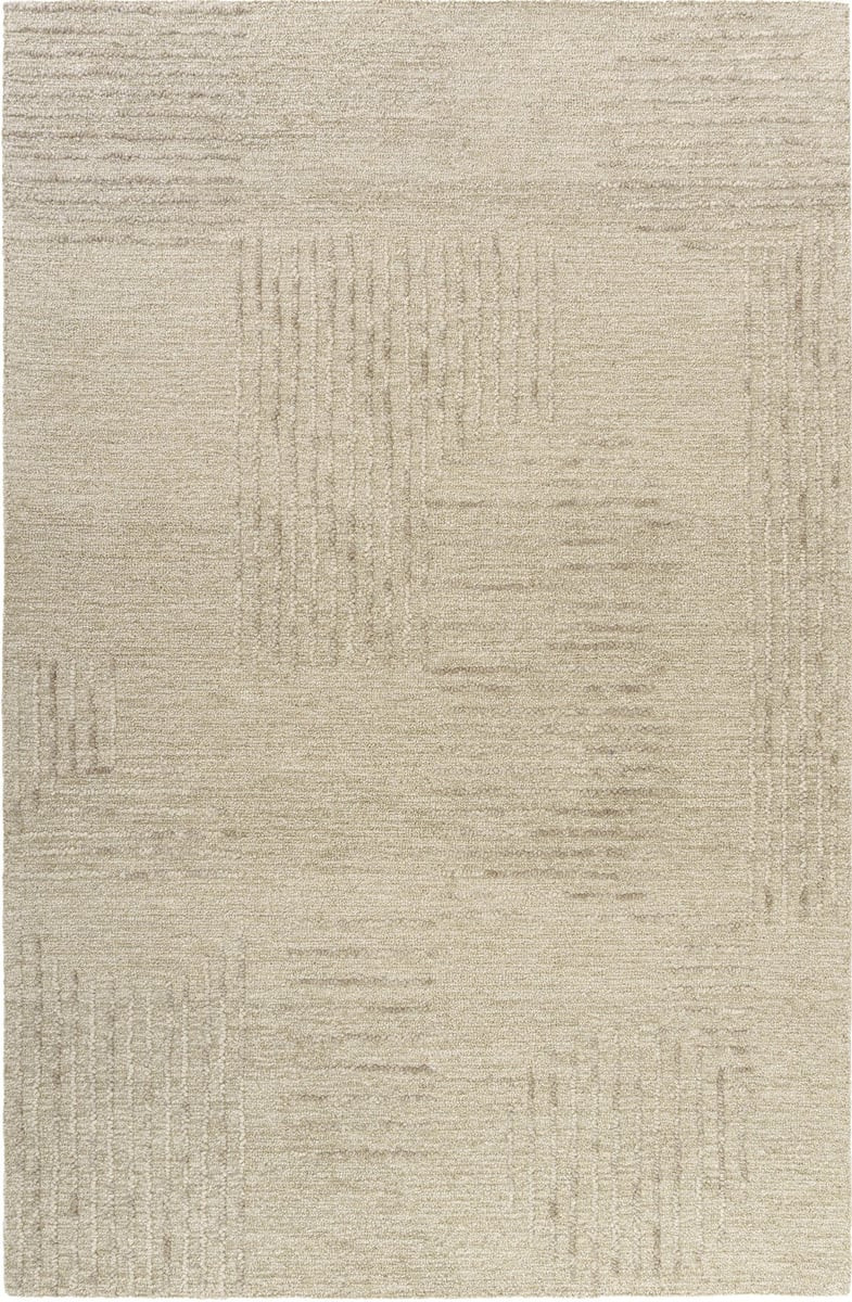 Harry Elton Oatmeal/Taupe Wool Hand-Tufted Area Rug | Rugs Direct