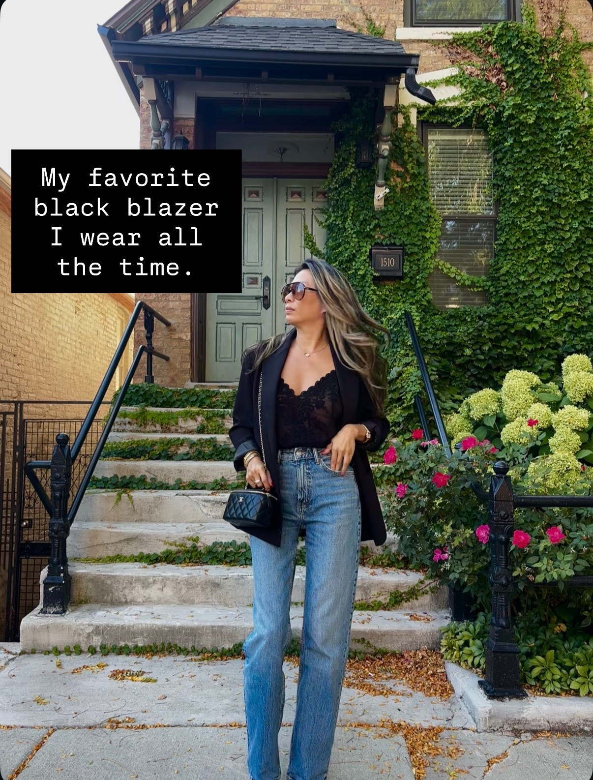 Zara blazer, lace top, and jeans! Size small snd 4 in jeans  

#LTKFindsUnder100 #LTKStyleTip