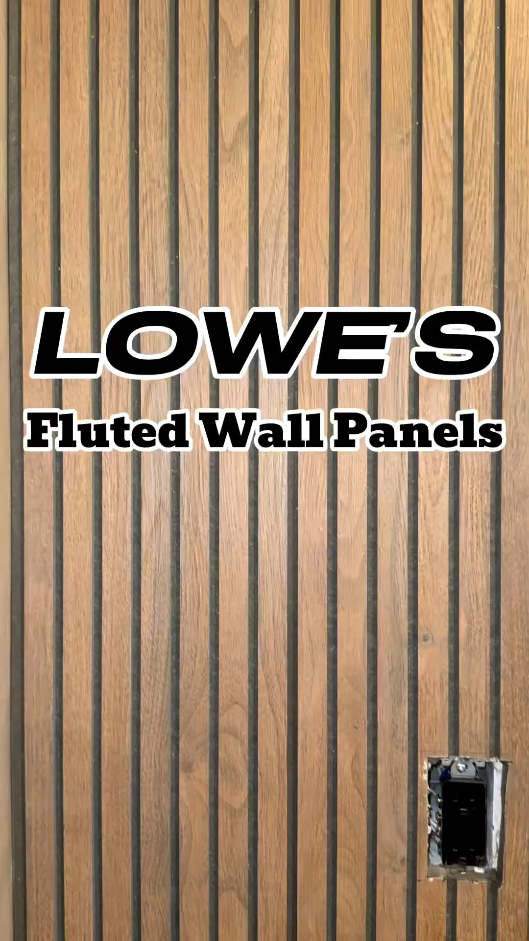 Install @Lowe's Fluted Wall Panels

These panels were super easy to install, they connect so seamlessly! 🤎 

#diy #flutedwallpanel #home #accentwall #fyp