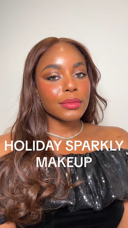 Holiday Sparkly Makeup Tutorial ✨🎀
• YSL blur face primer 
• Couture eyeshadow palette 
• Nu Face lip and cheek tint 
• candy glaze lip gloss and rogue lipstick 
• Lash clash mascara 

#makeup #holidaymakeup #sephora #sephorafinds #beautyfavorites 

#LTKSeasonal #LTKHoliday #LTKbeauty