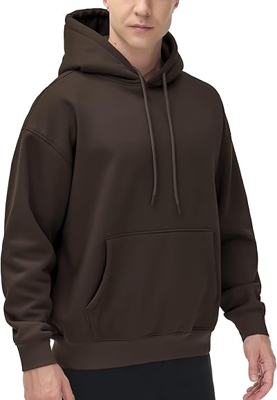 Men's Fleece Pullover Hoodie Loose Fit Ultra Soft Hooded Sweatshirt With Pockets | Amazon (US)