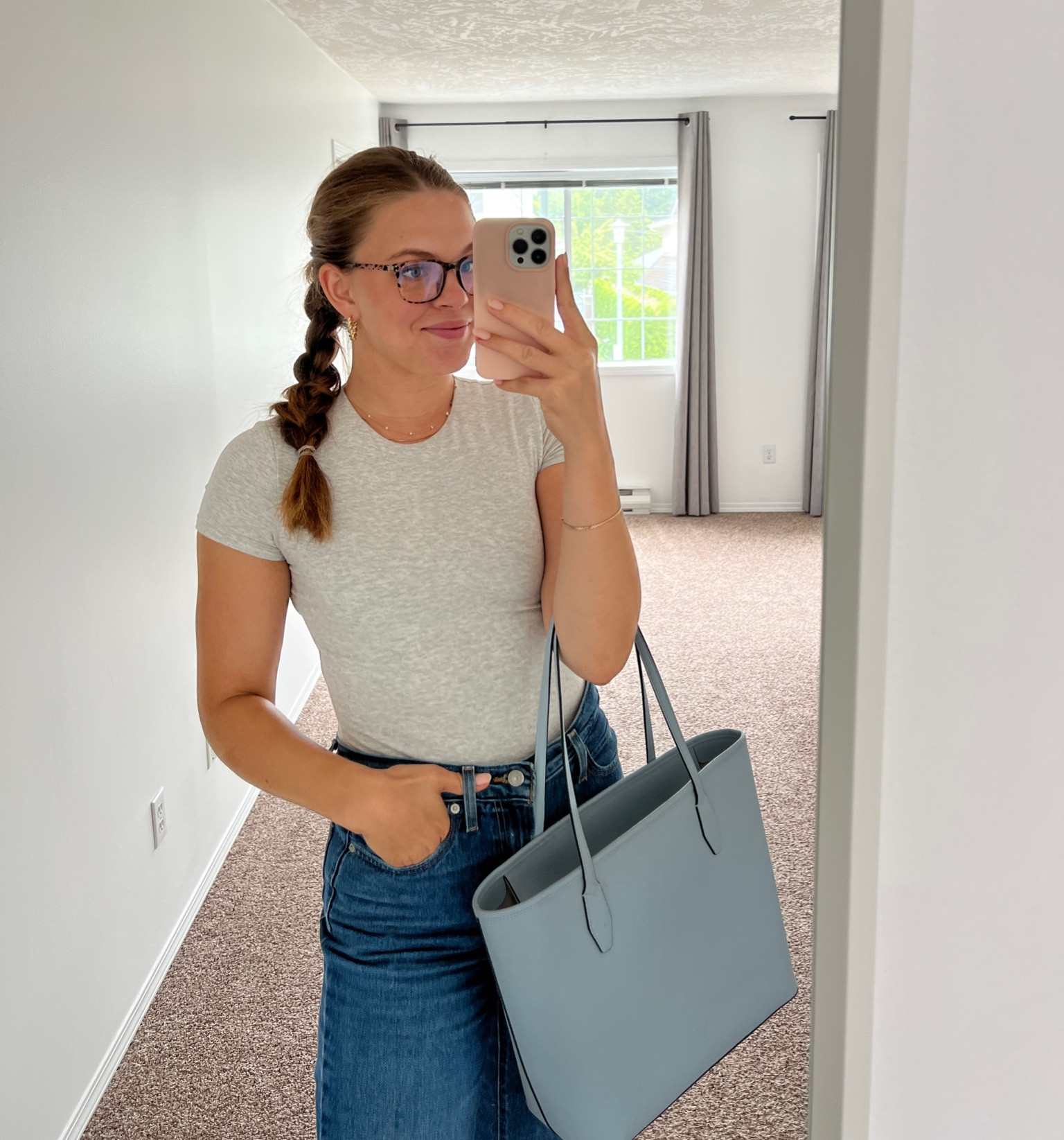 Solo coffee shop date this morning to work on some blog content!! I love these blue light glasses they make every outfit a little more fun 🫶🏼

#LTKSeasonal #LTKBacktoSchool #LTKunder100