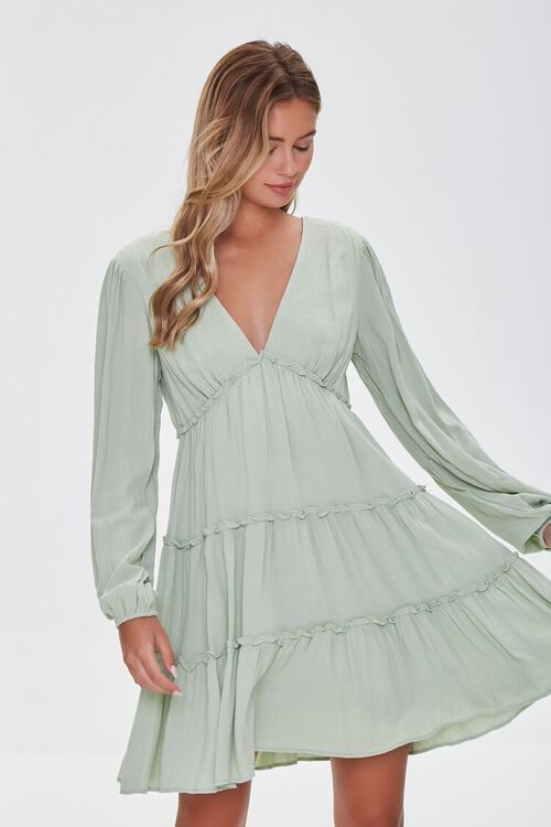 Ruffle-Trim Mini Dress | Forever 21 (US)