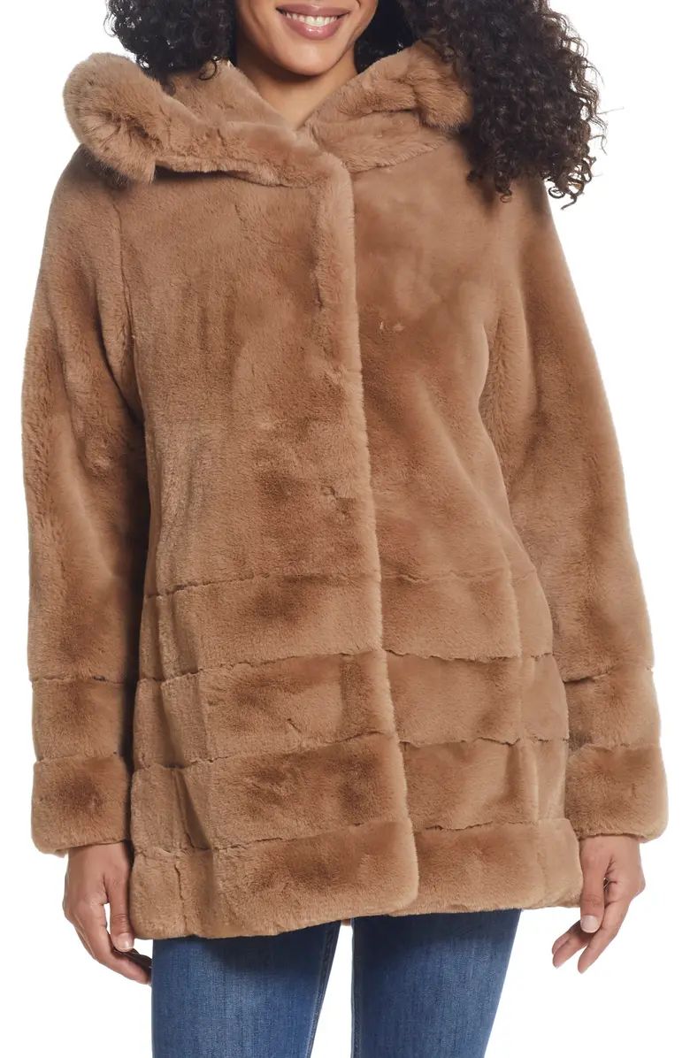 Hooded Faux Fur Coat | Nordstrom