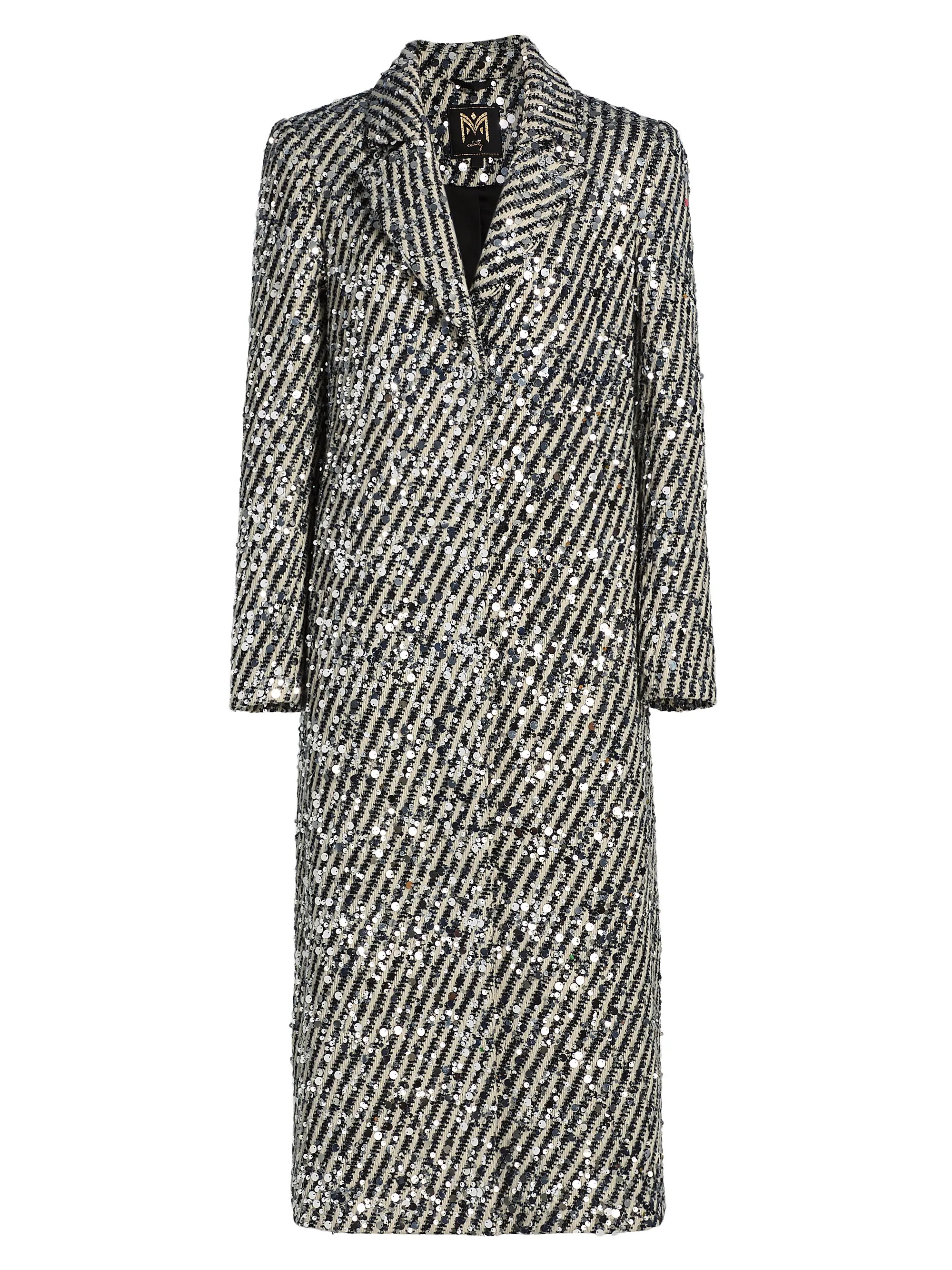 Milly Wanda Sequined Stripe Coat | Saks Fifth Avenue | Saks Fifth Avenue