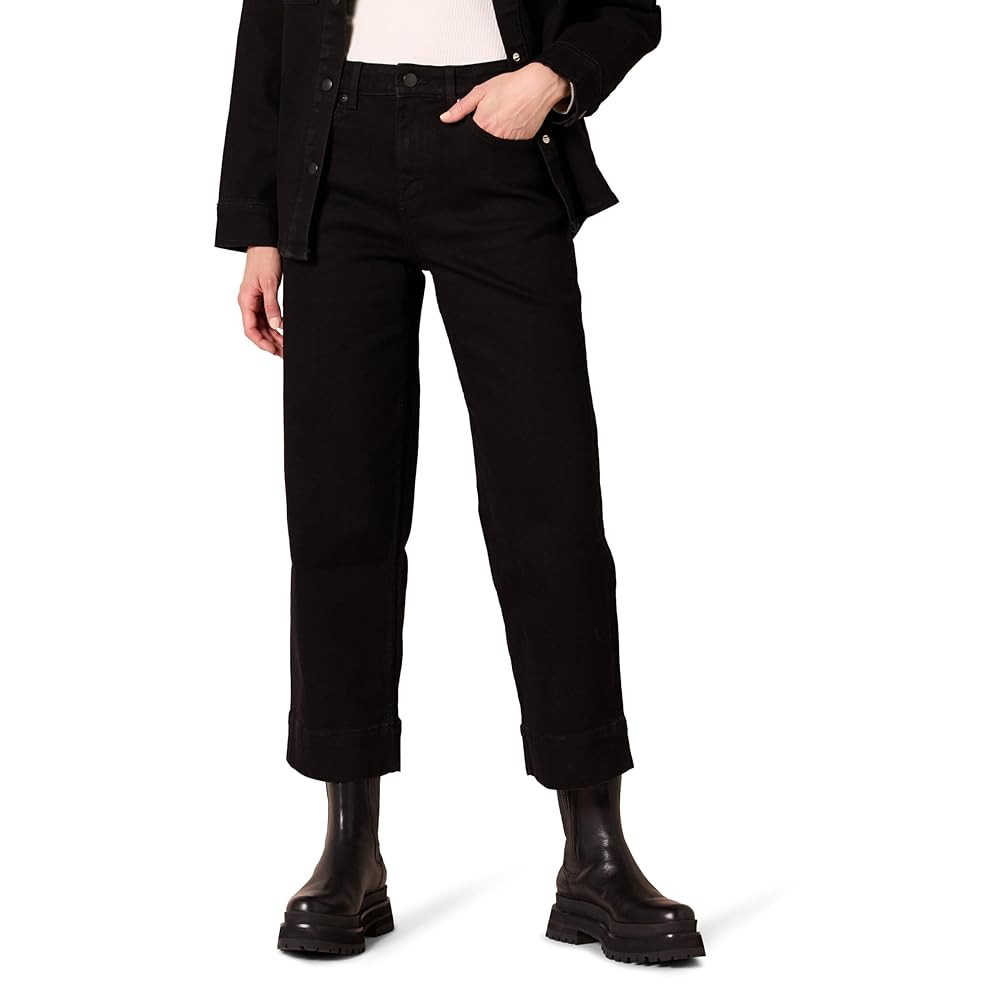 Amazon Essentials Women's High-Rise Regular-Fit Ankle-Length Wide-Leg Jean - Discontinued Colors | Amazon (US)