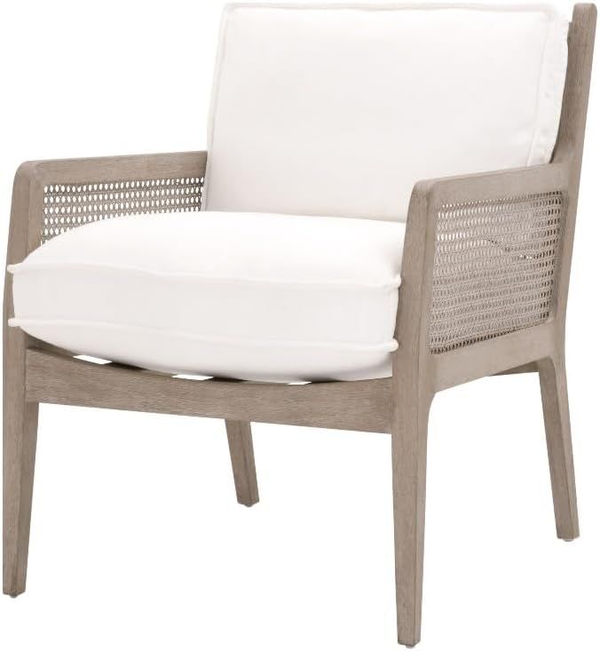 Star International Furniture Stitch & Hand Leone Wood Club Chair in Gray | Amazon (US)
