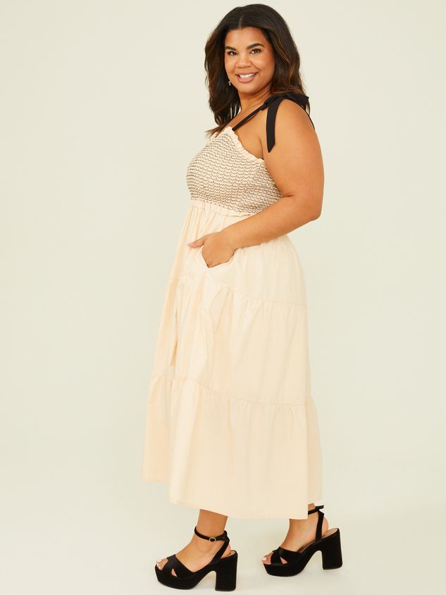 Abby Tie Strap Maxi Dress | Arula