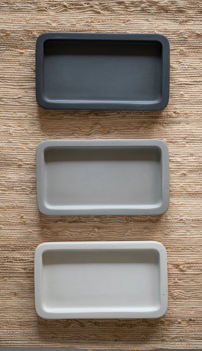 Handmade Concrete Tray | Soap Dispenser Tray | Urban Ember