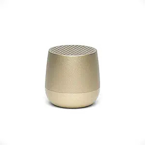 Lexon MINO+ Portable Bluetooth Mini Speaker with HD Sound, Rechargeable and Pairable - Soft Gold | Amazon (US)