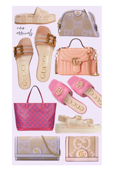 New Gucci spring arrivals.

Gucci lilac bag. Gucci slides. Gucci tote bag. 

#LTKshoecrush #LTKitbag #LTKstyletip