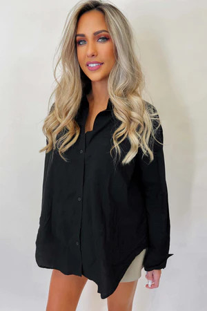 My Best Hour Blouse: Black | Shophopes