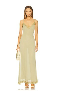 SNDYS Frida Maxi Dress in Olive from Revolve.com | Revolve Clothing (Global)