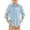 Haloumoning Boys Cuban Guayabera Shirt Kids Fashion Button Down Long Sleeve Shirts 5-14 Years | Amazon (US)
