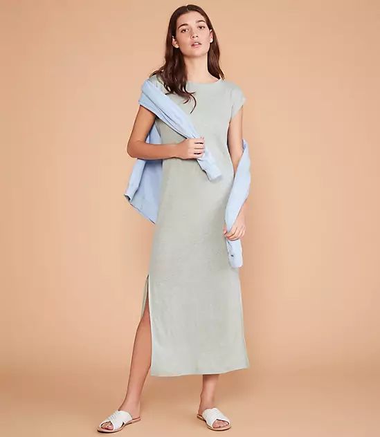 Lou & Grey Linen Midi Tee Dress | Lou & Grey | Lou & Grey (US)