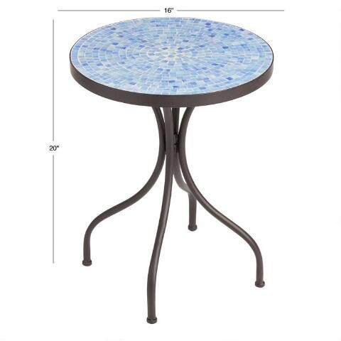Round Cadiz Outdoor Accent Table | World Market