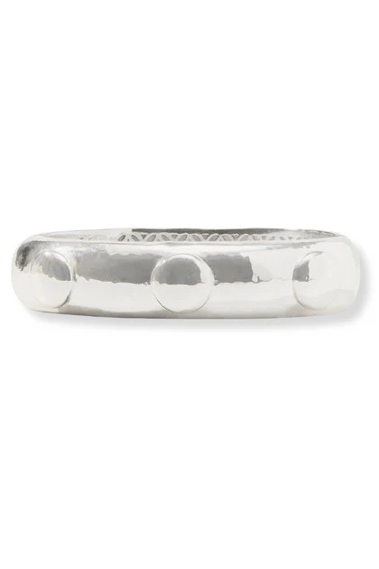 Julie Vos Solara Silver Hinge Bangle | The Willow Tree