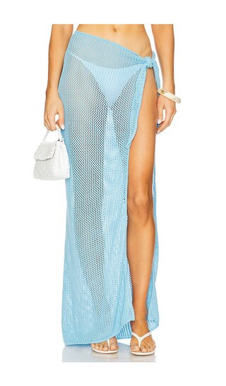 Soleil Sarong Skirt in Seaspray Vegas Pool Party Outfit Pool Outfit Pool Day  | Revolve Clothing (Global)