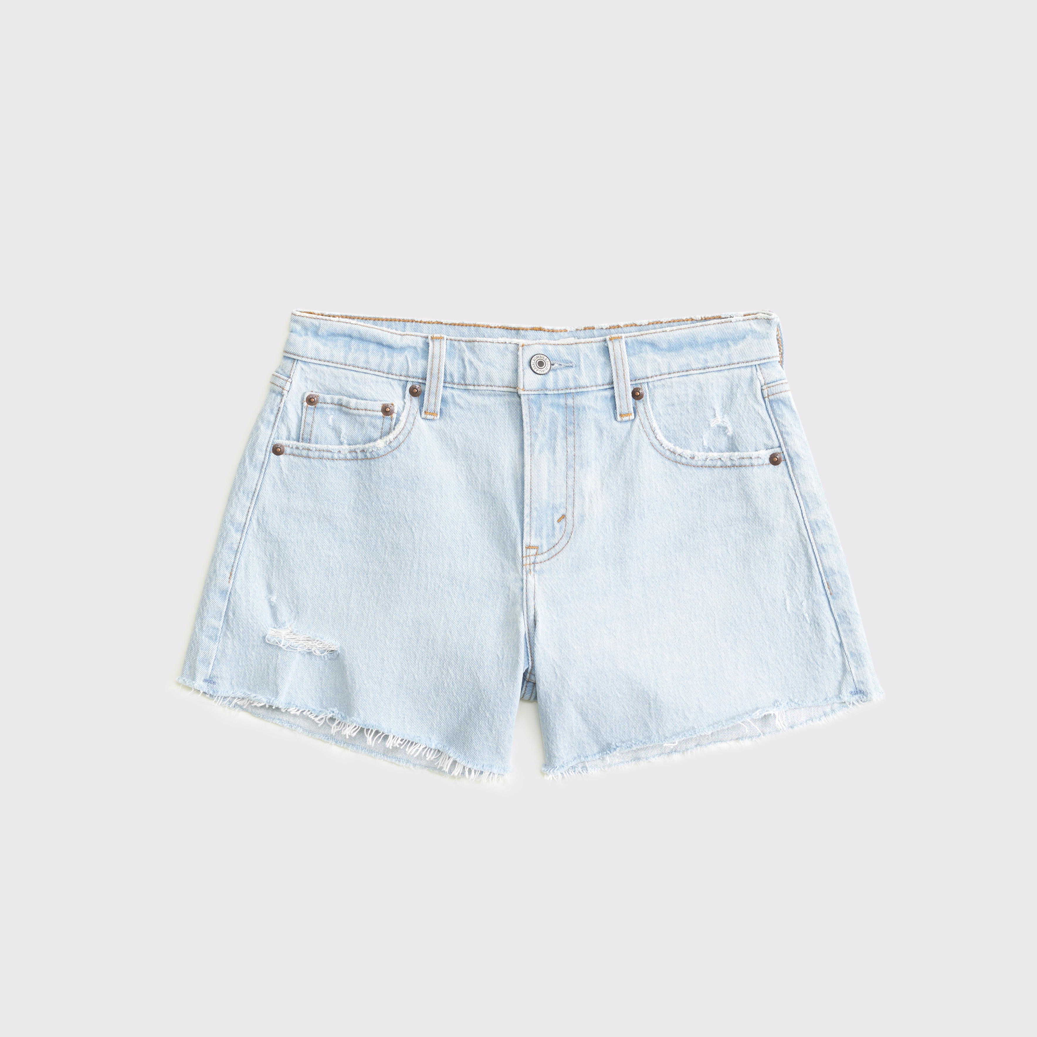 Mid Rise A-Line Short | Abercrombie & Fitch (US)