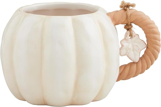 Mud Pie Pumpkin Mug, White, 13 oz | Amazon (US)