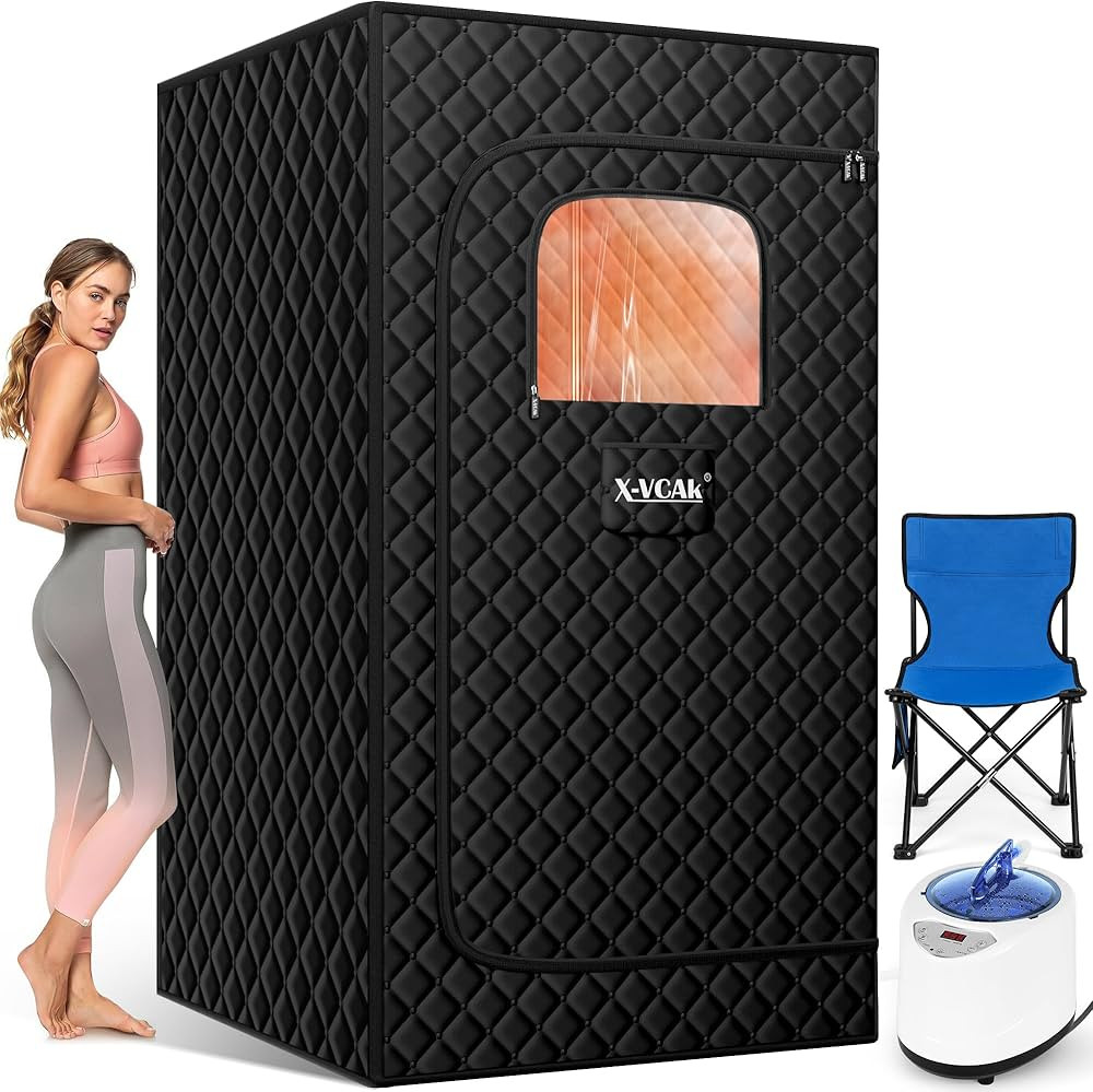 Sauna Box, Portable Steam Sauna, Portable Sauna for Home, Sauna Tent with 3L Steamer, 9 Levels, 2... | Amazon (US)