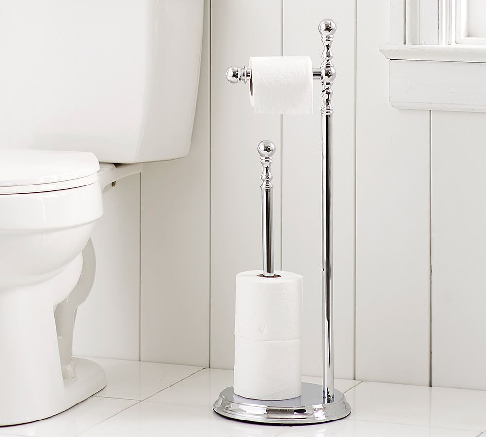 Sussex Standing Toilet Paper Holder | Pottery Barn (US)