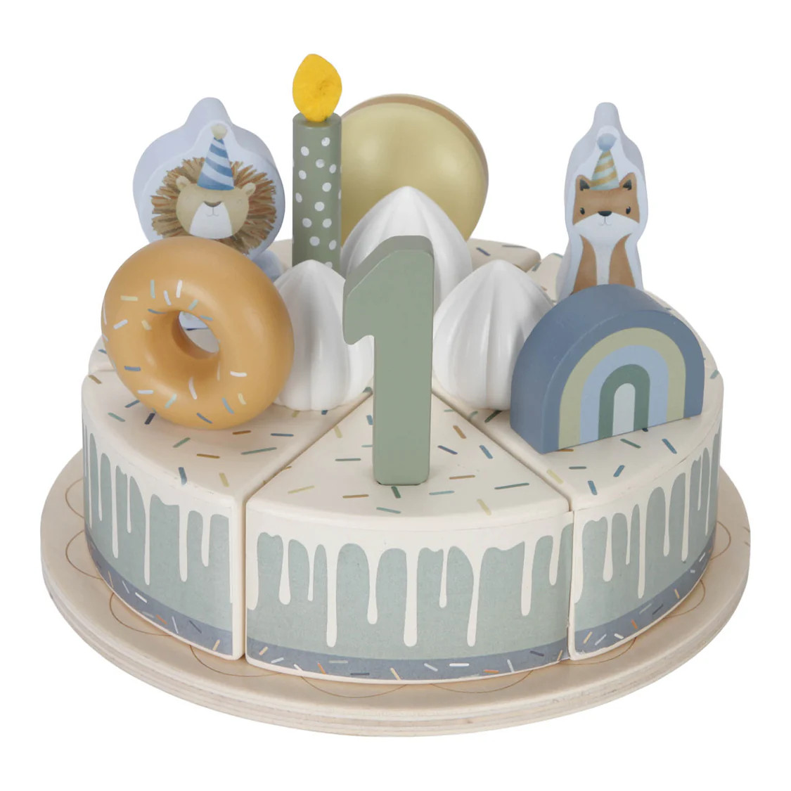 Little Dutch Wooden Birthday Cake | Baby Mori