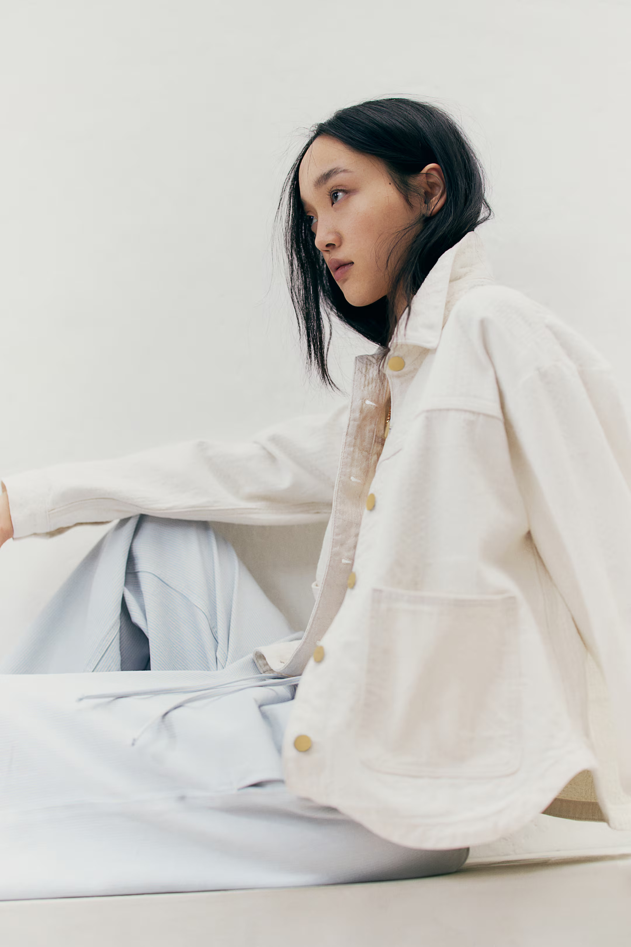 Overshirt van twill | H&M (DE, AT, CH, NL, FI)