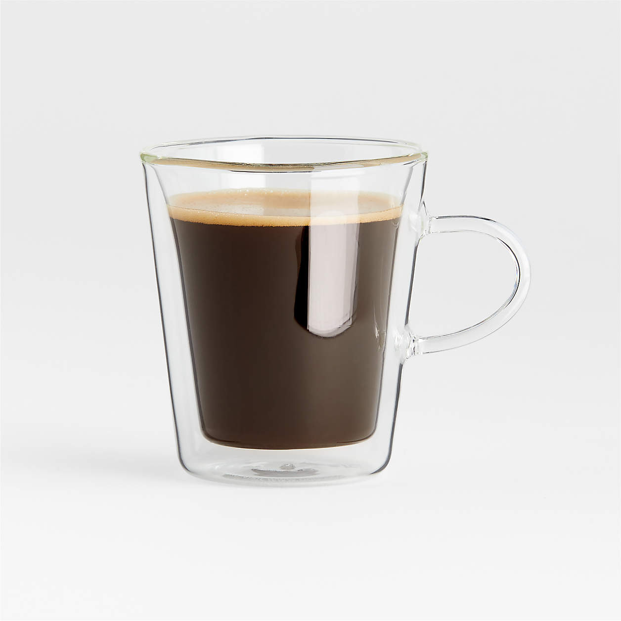 Bodum 6-oz. Canteen Double-Wall Glass Mug + Reviews | Crate & Barrel | Crate & Barrel